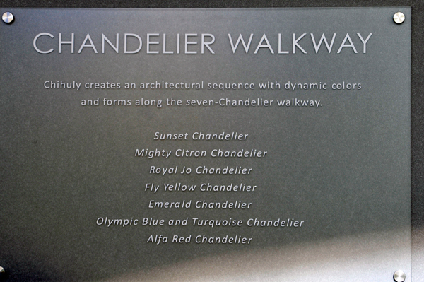 sign: The Chandelier Walkway